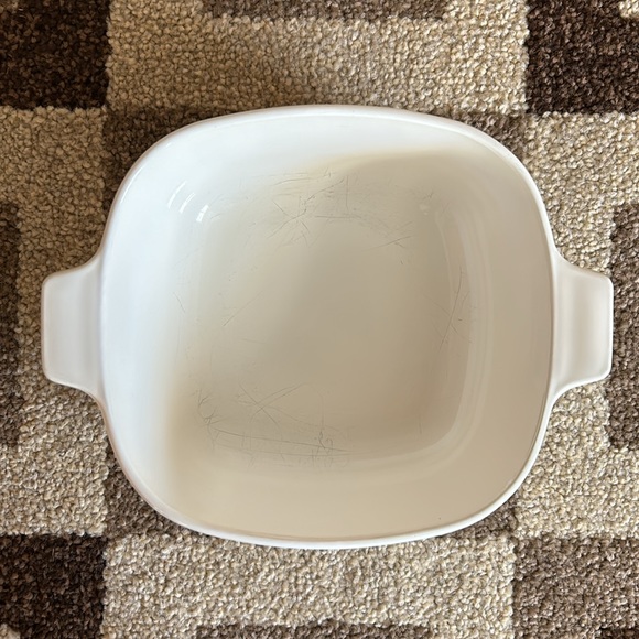 VTG 1960 1 1/2qt Pyroceram Corning Ware Blue Cornflower Casserole Dish W… - Picture 3 of 9